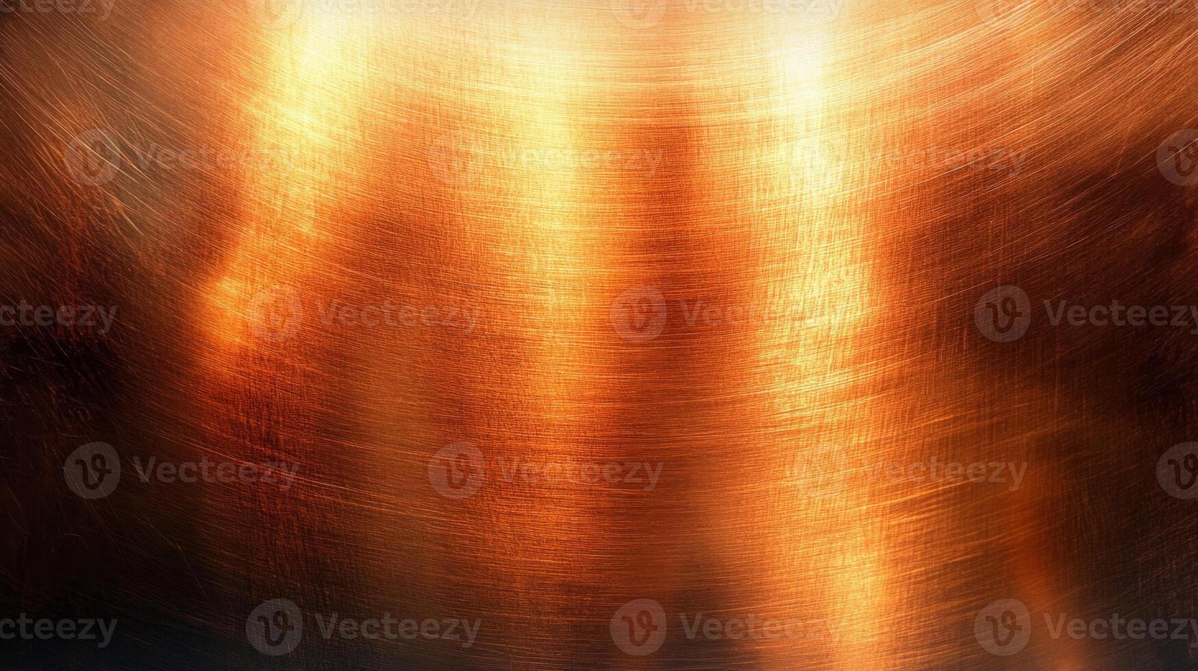 Abstract Close-Up of a Metallic Surface with Curved Lines and Light Reflecting photo