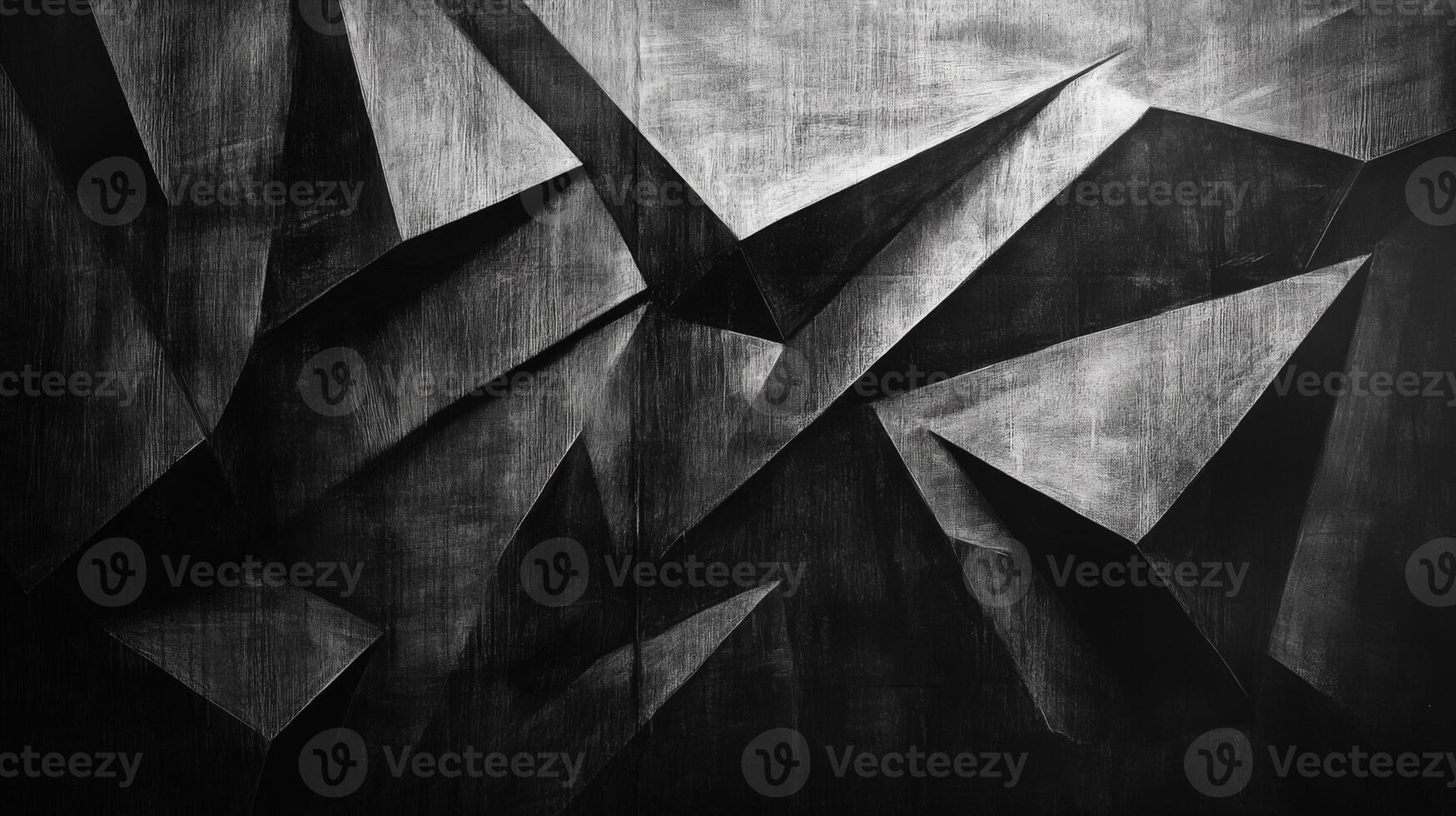 Abstract Black and White Geometric Pattern with Textured Surface photo