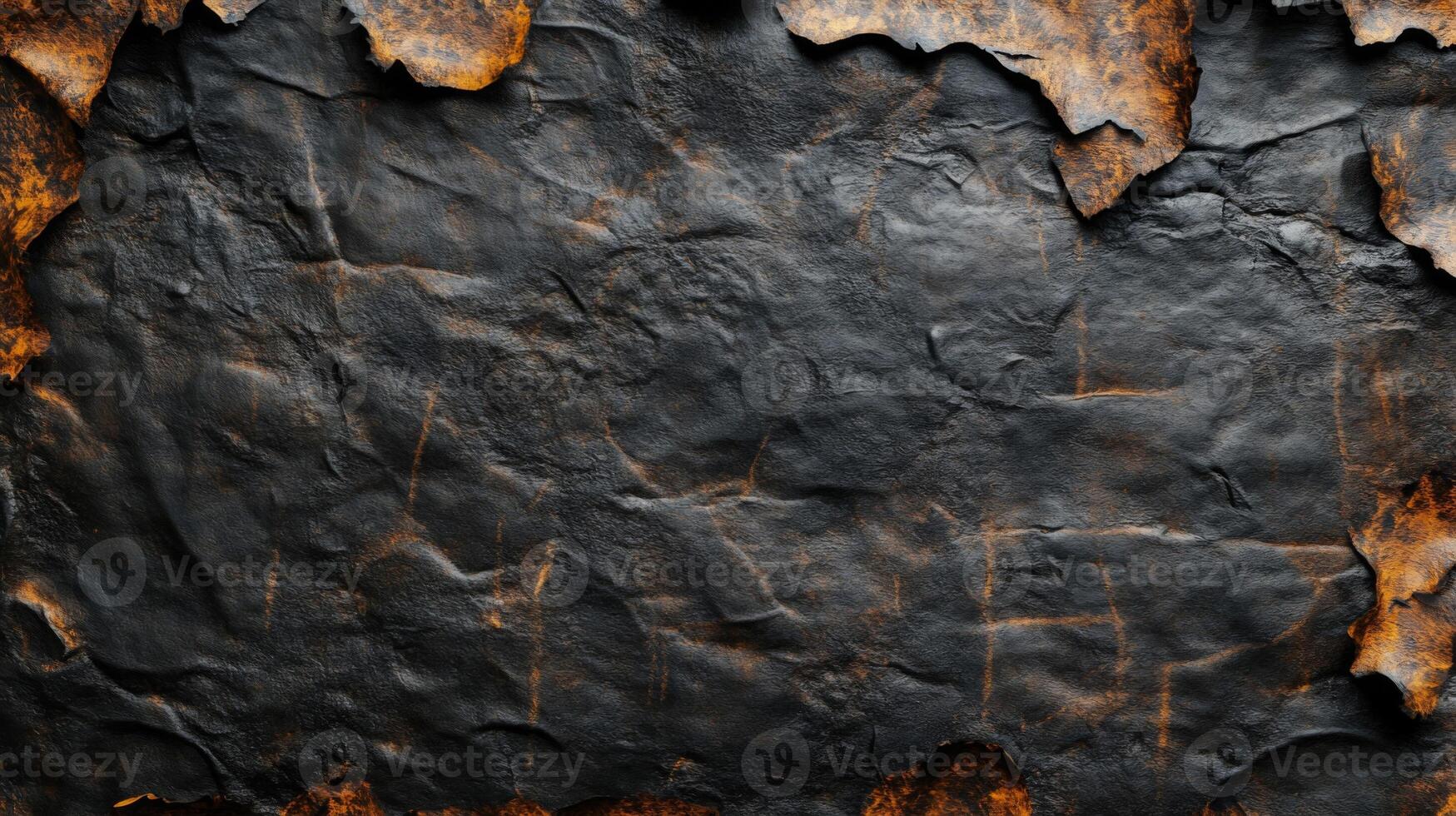 Black and Orange Textured Paper Background photo