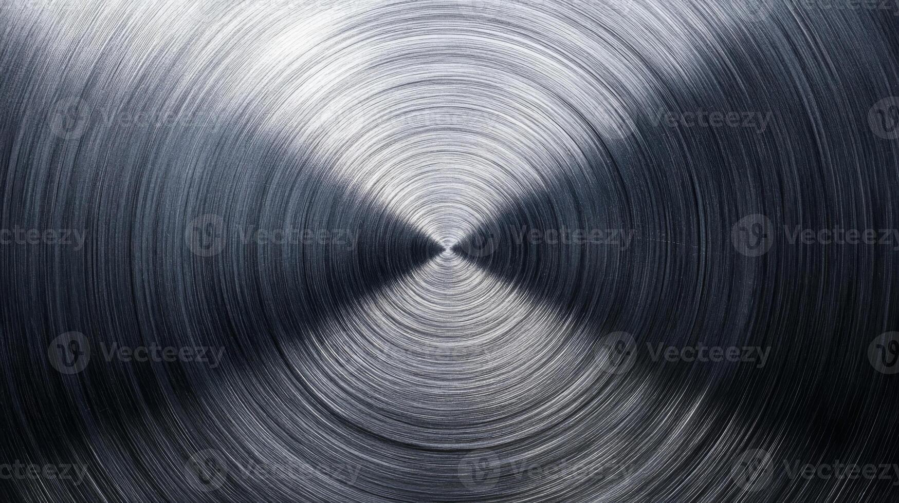 Circular Pattern of Brushed Metal photo