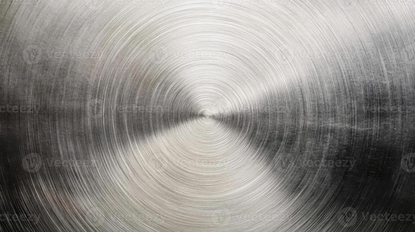 Circular Brushed Metal Surface with Circular Pattern photo