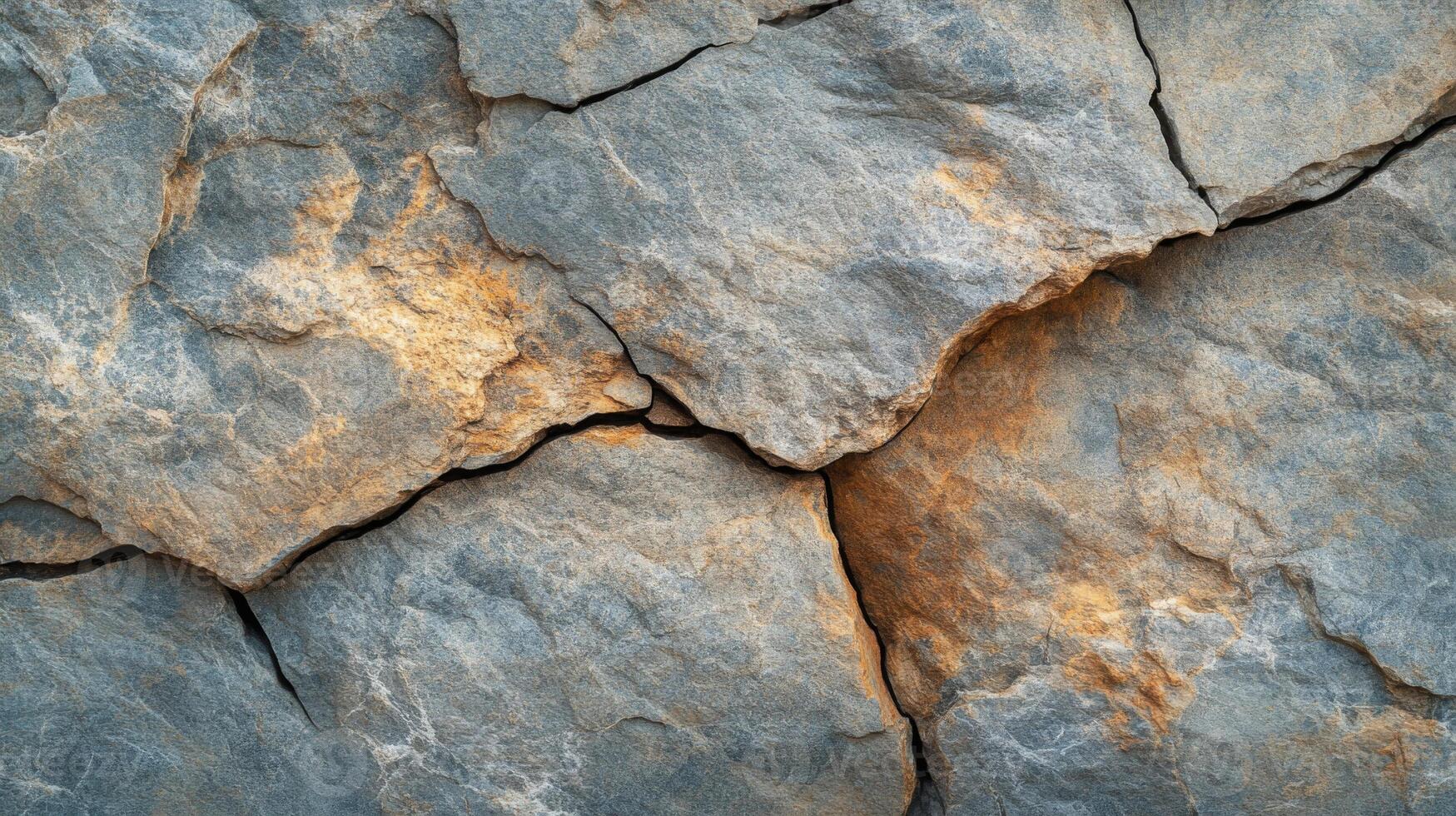 A Close-Up View of Cracked and Weathered Stone photo