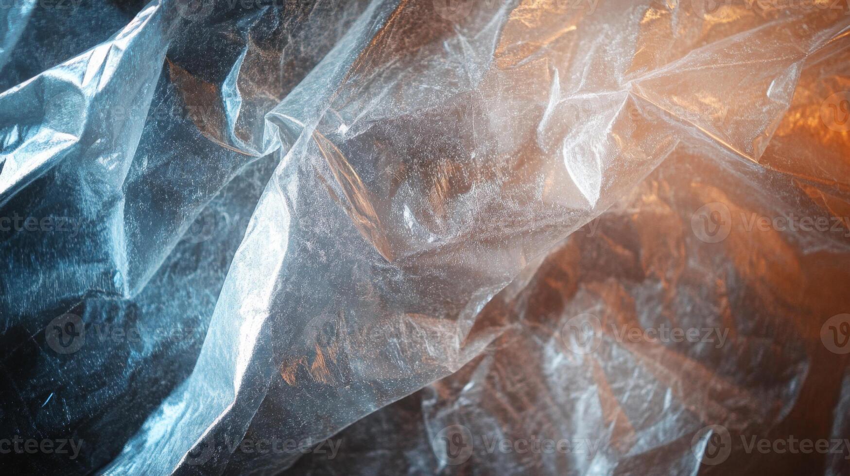 Abstract Close-Up of Sheer Fabric with Glimmering Texture photo