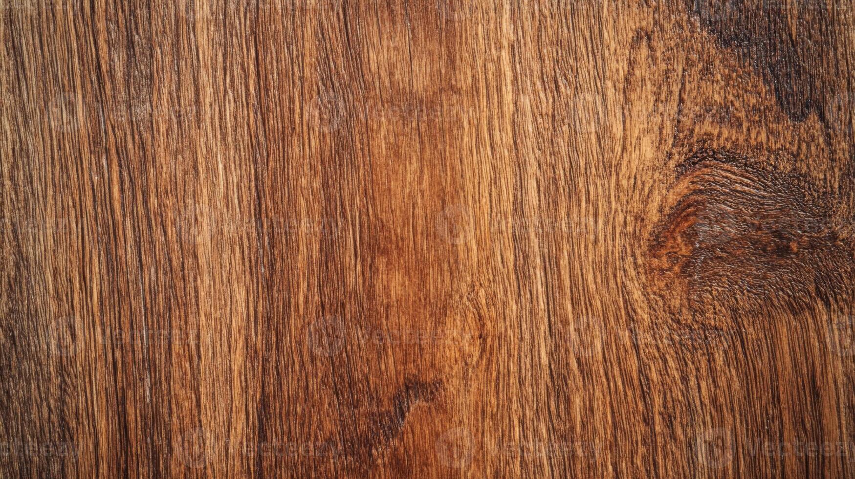 Close-up of Dark Brown Wood Grain Texture photo