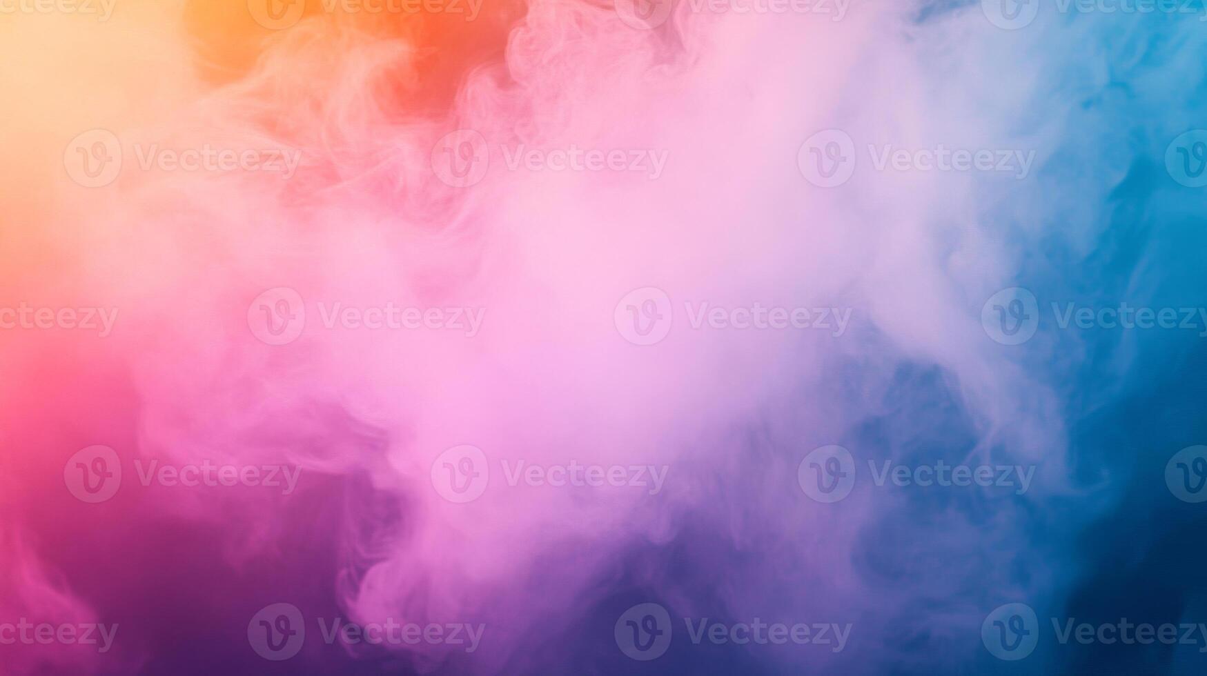 Abstract Colorful Smoke with Soft Fading Gradient photo