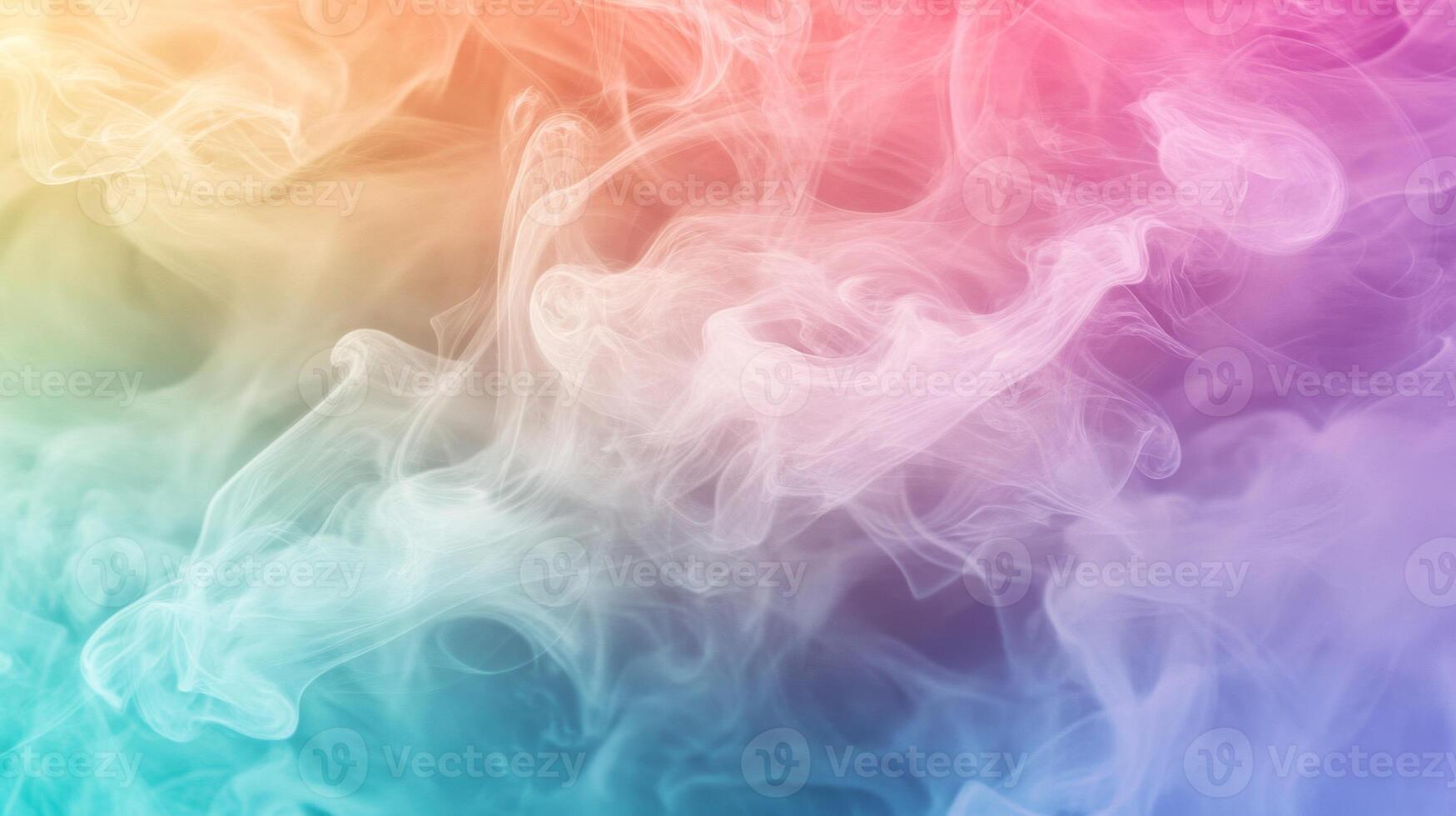 Abstract Colorful Smoke Pattern with Gradient Background photo