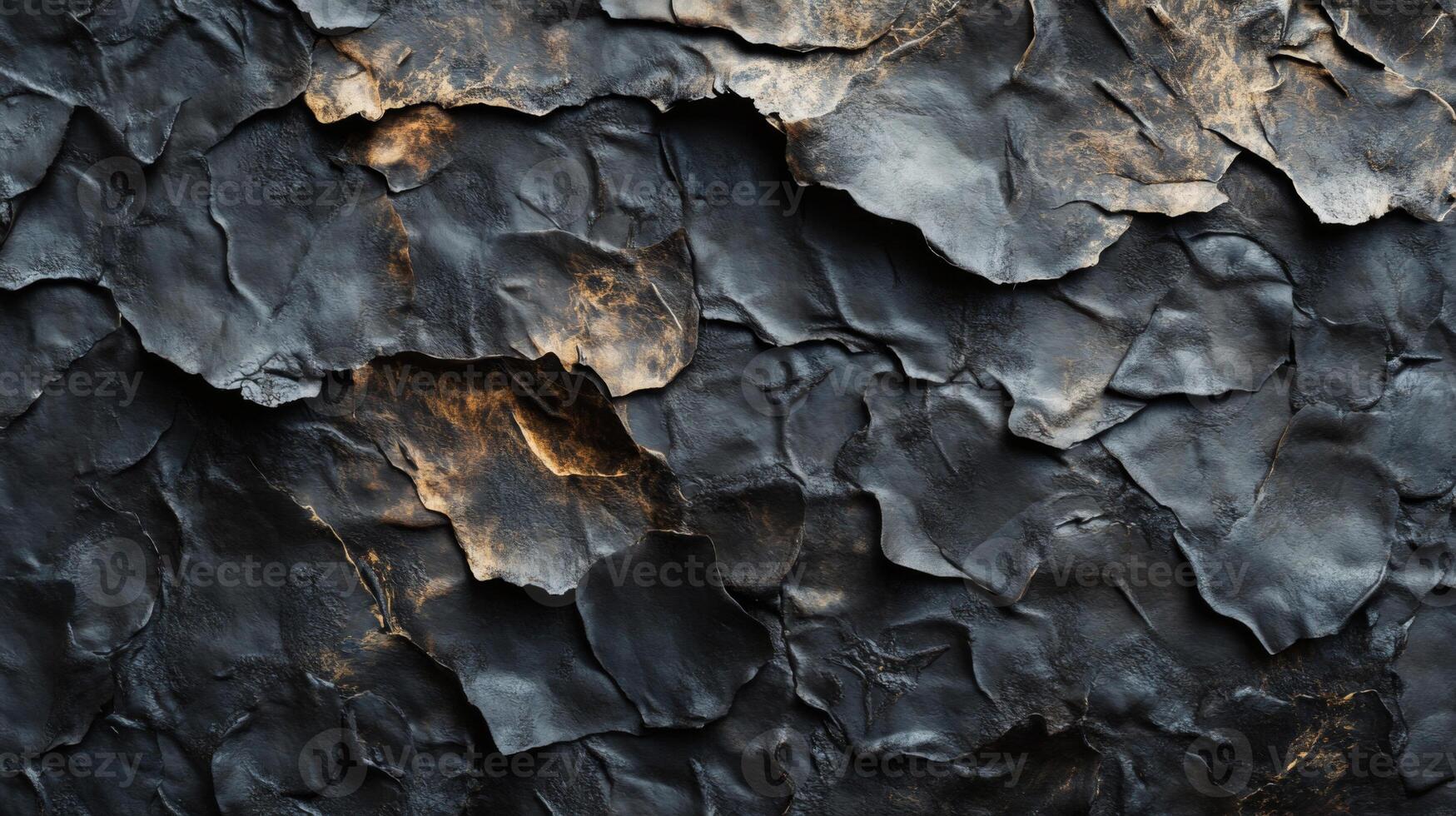 Abstract Black and Gold Textured Surface photo