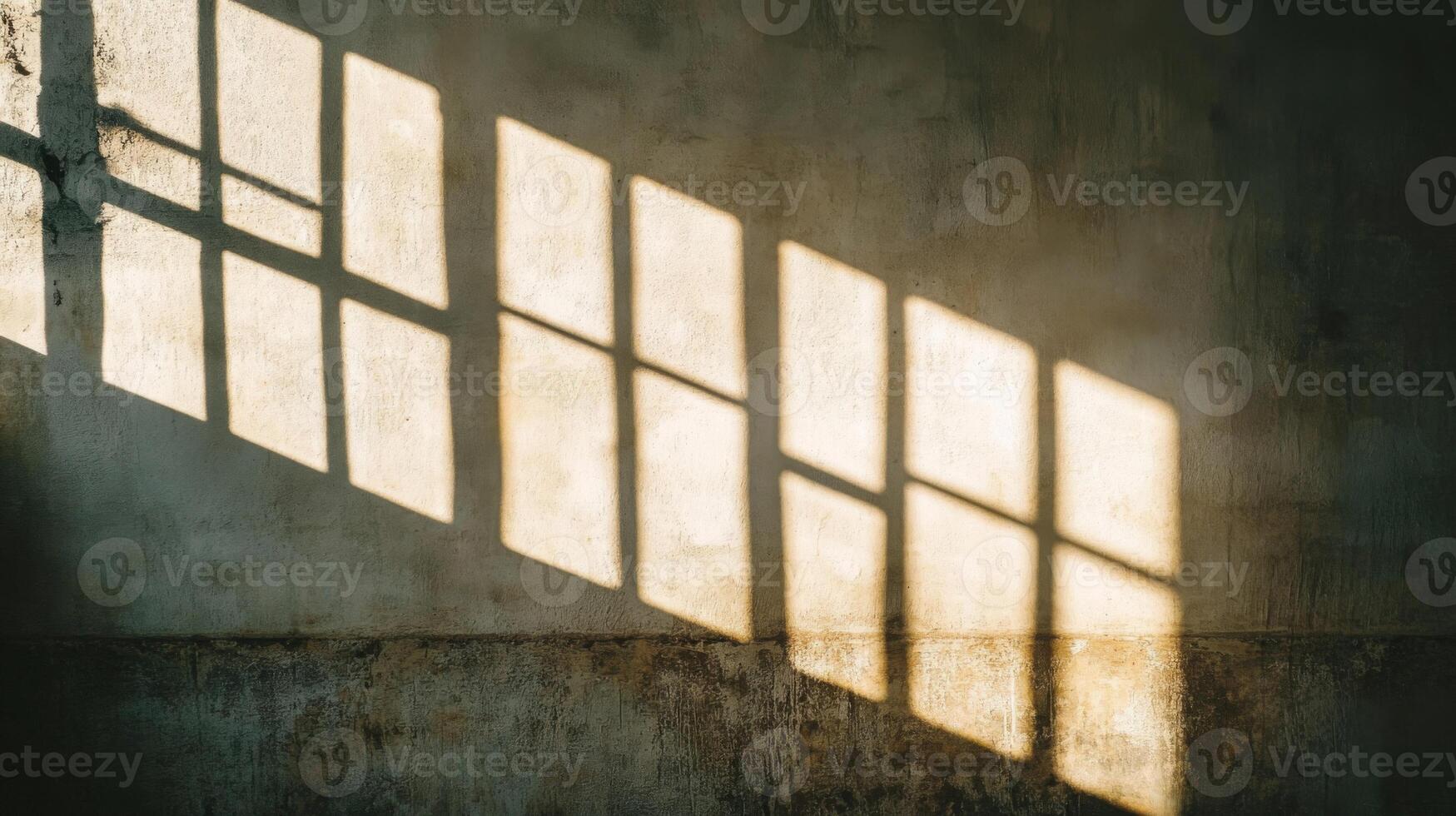 Window Shadow Cast on a Rough Wall photo