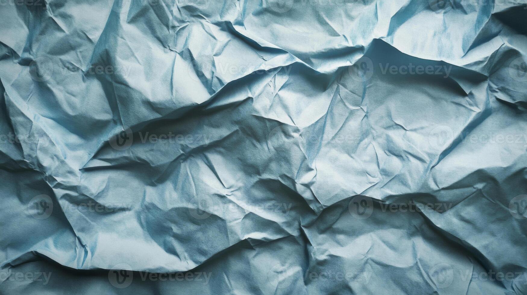 Crumpled Blue Paper Texture photo
