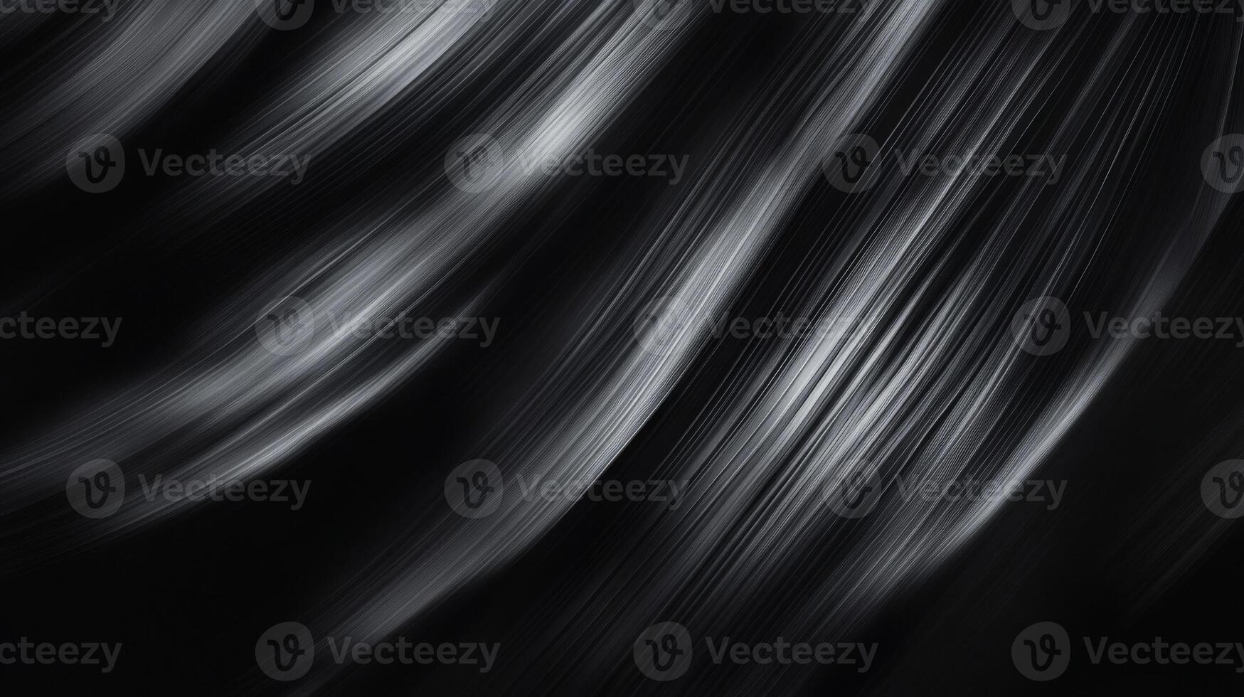 Abstract Black and White Curved Lines with Depth photo