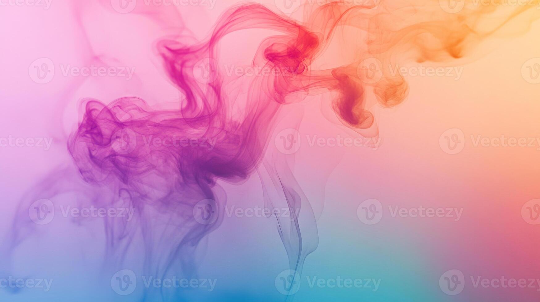 Abstract Swirling Smoke in Vibrant Colors photo