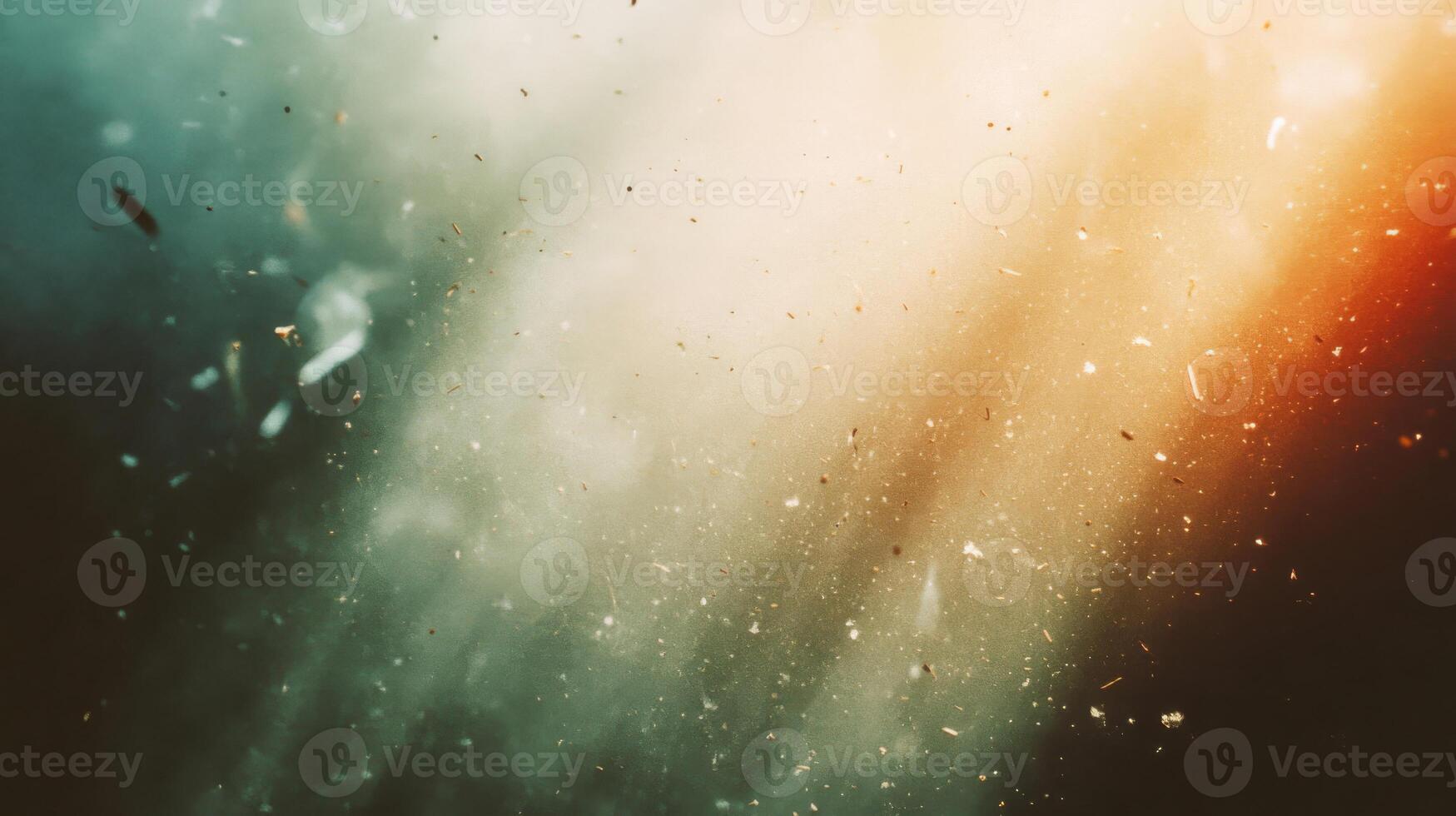 Abstract Background with Specks of Dust and Light photo