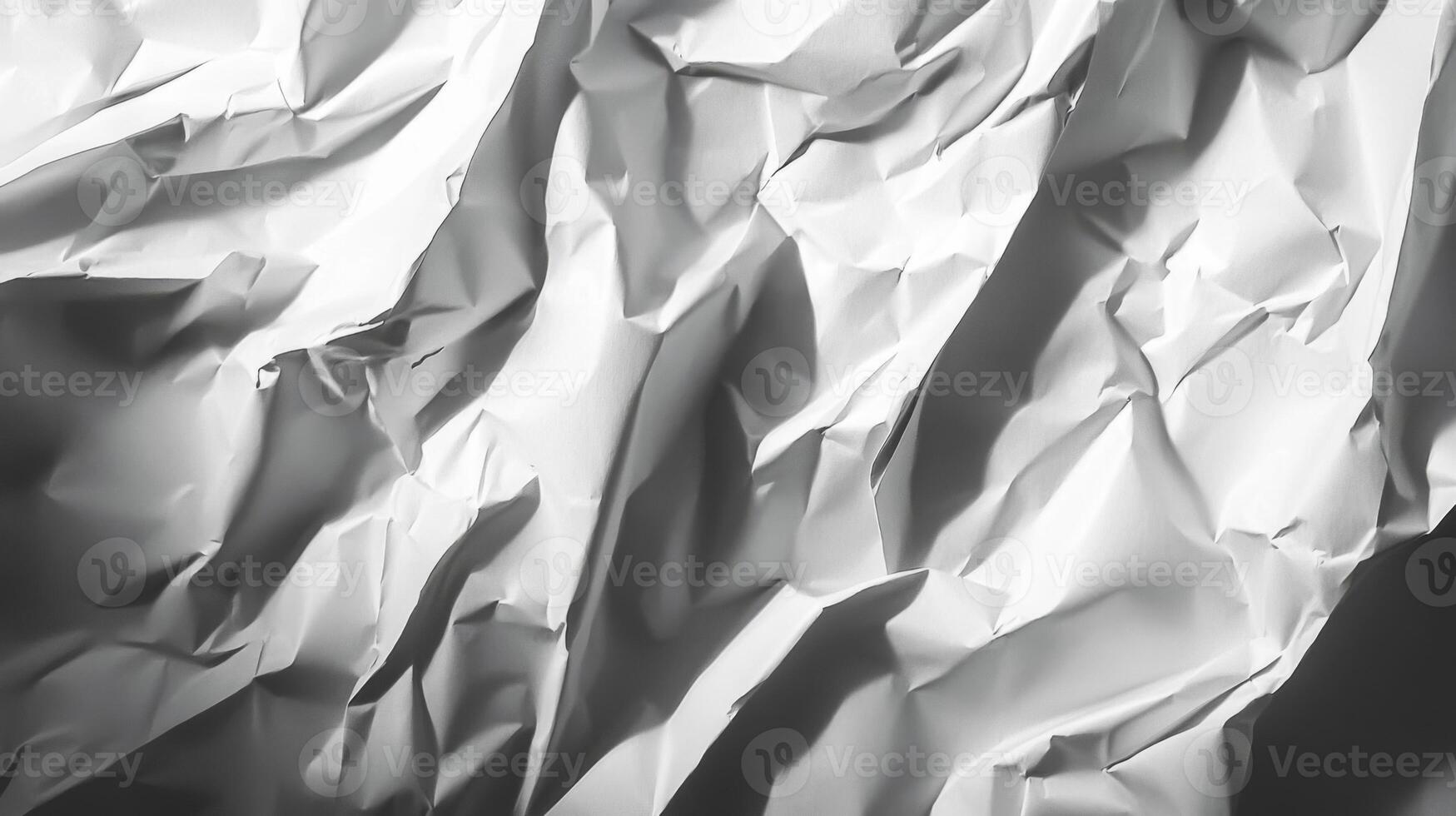 Abstract Wrinkled White Paper Texture photo