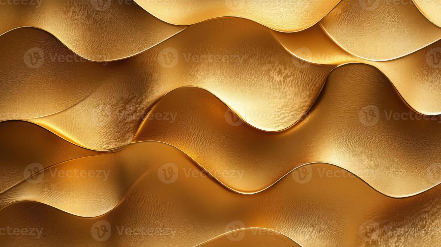 Abstract Golden Wavy Pattern with Textured Surface photo
