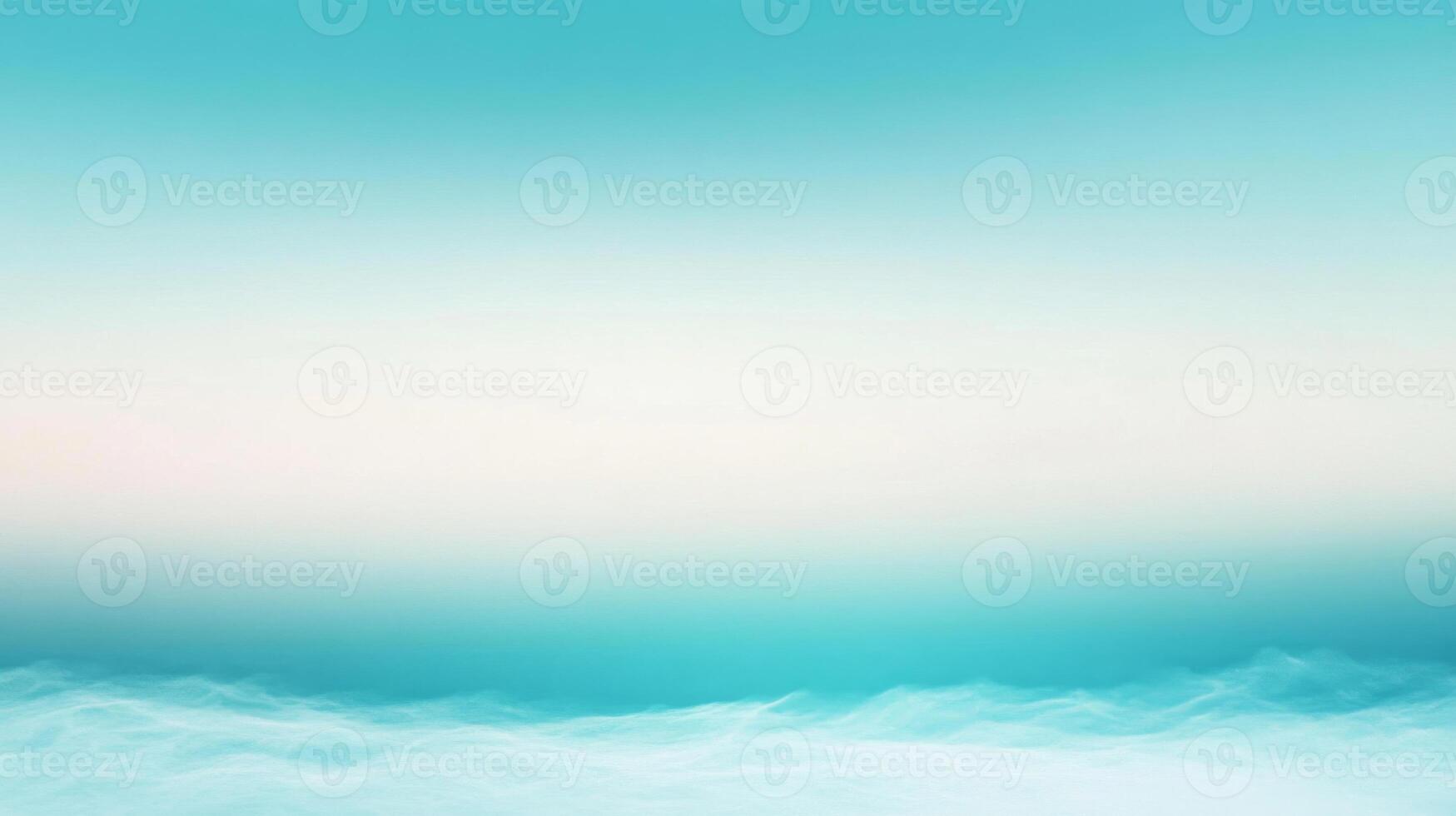 Abstract Gradient Background with White Clouds and Turquoise Sky photo