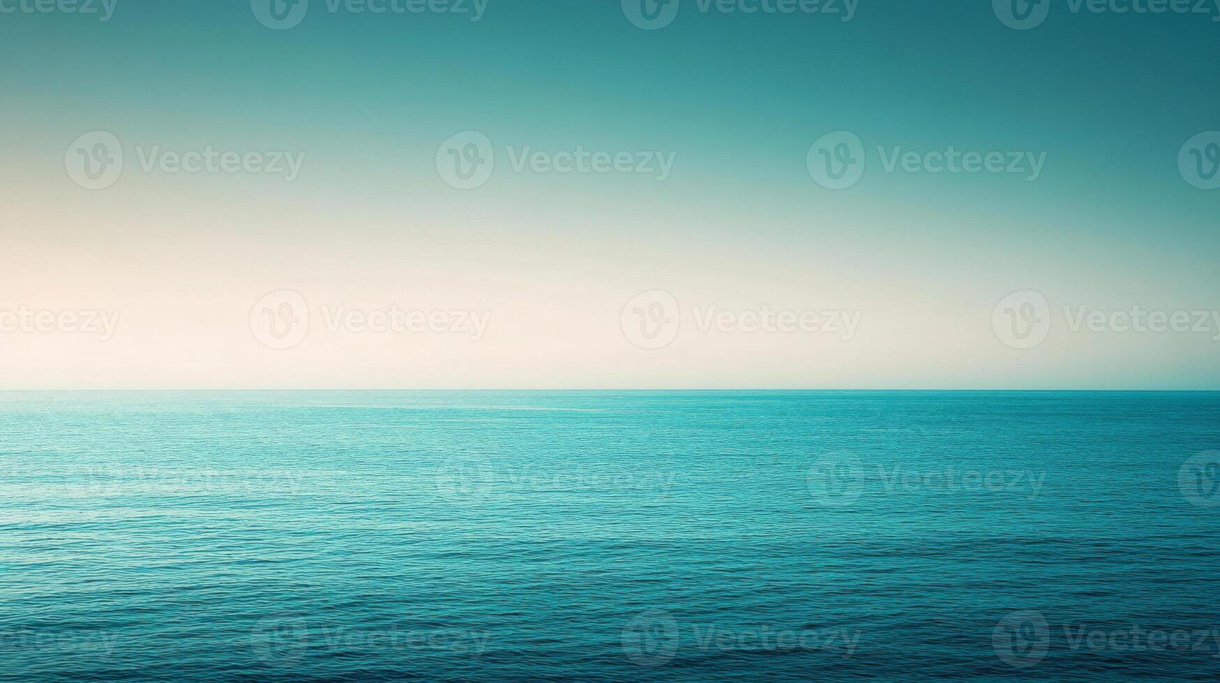 Calm Ocean Under a Clear Sky photo