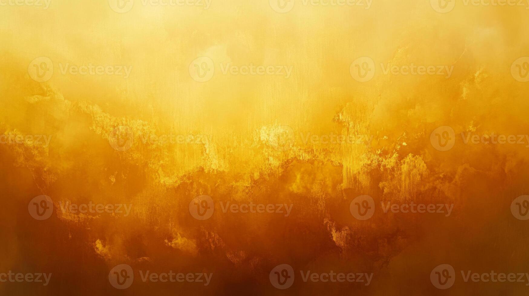 Abstract Golden Background with Textured Clouds photo