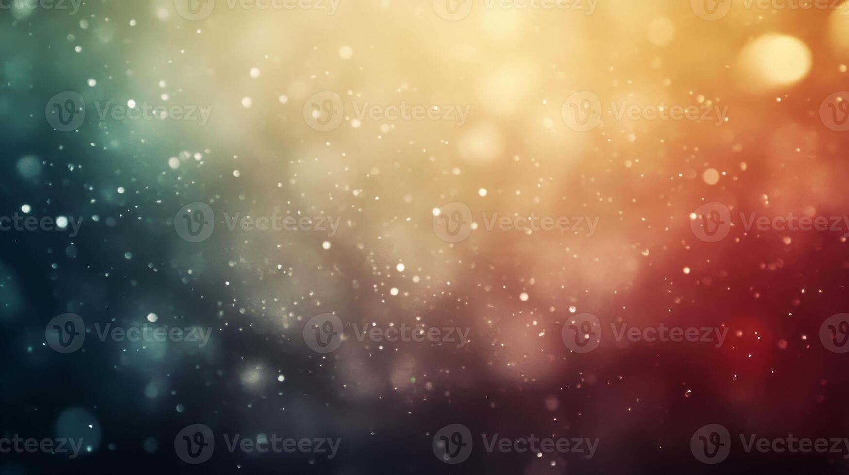 Abstract Background with Blurred Lights and Dust Particles photo