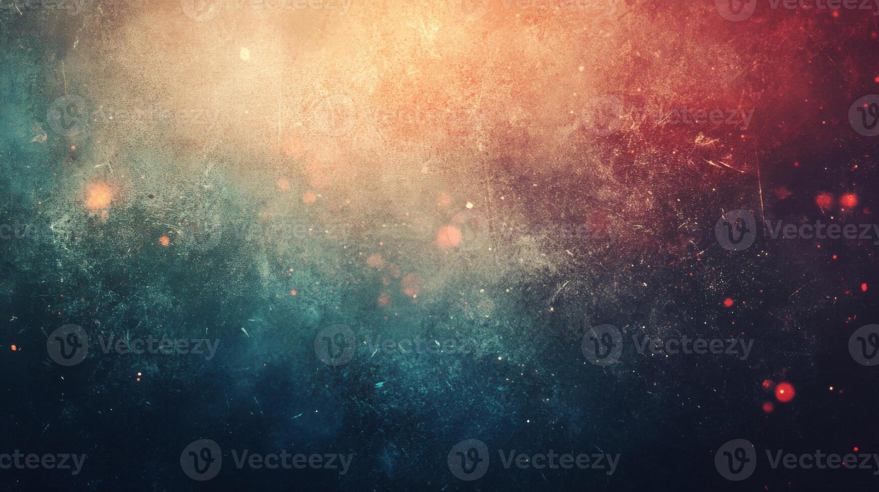 Abstract Grunge Background with Blurry Lights and Scratches photo