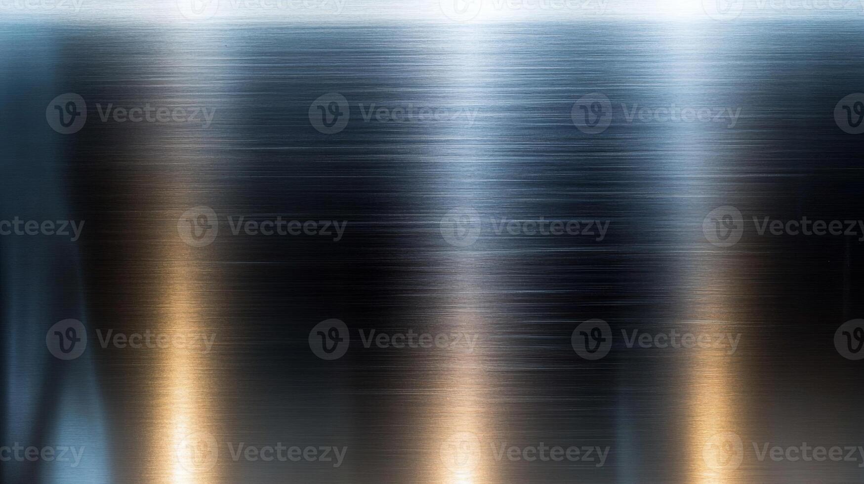 Brushed Metal Surface with Light Reflections photo
