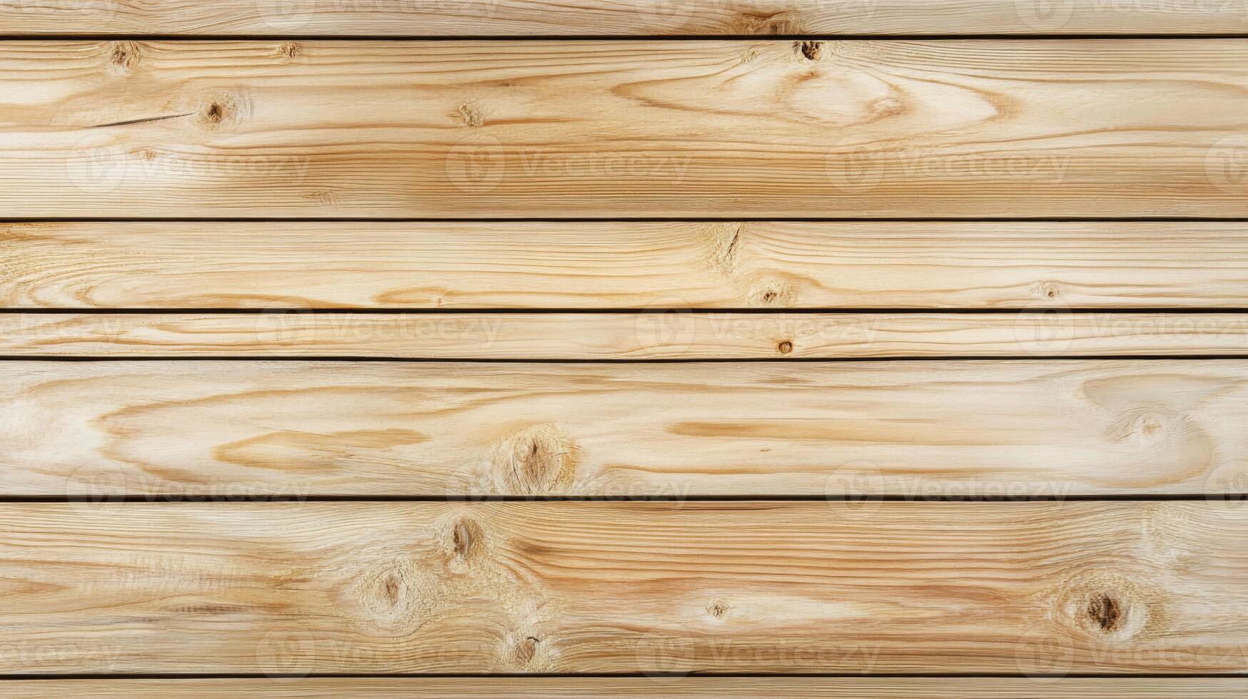 Close-up of Light Brown Horizontal Wooden Planks photo