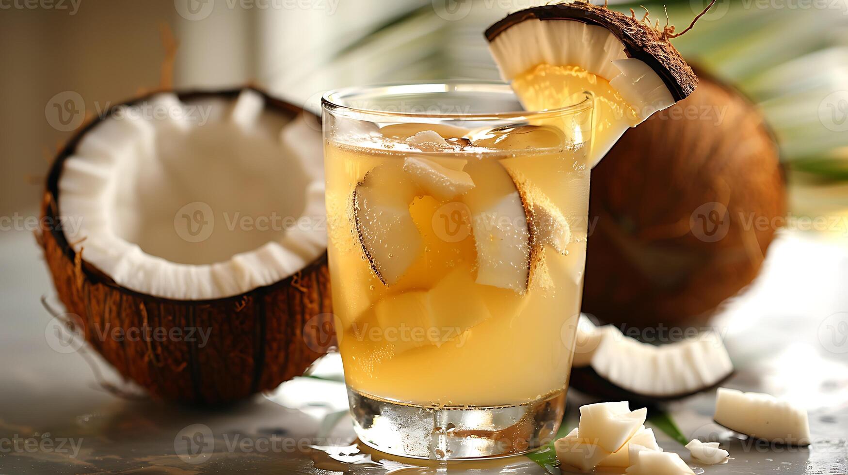Refreshing MintInfused Limeade Served a Glass A zesty limeade infused with mint served in a glass for a refreshing twist on a classic drink photo