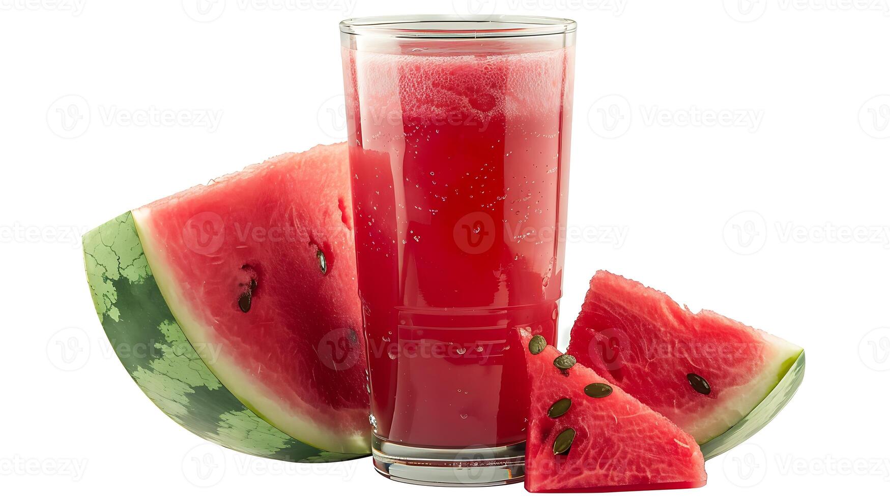 Refreshing Watermelon Juice Served a Glass A bright and juicy glass of watermelon juice ideal for hydration featured on a minimalist background photo