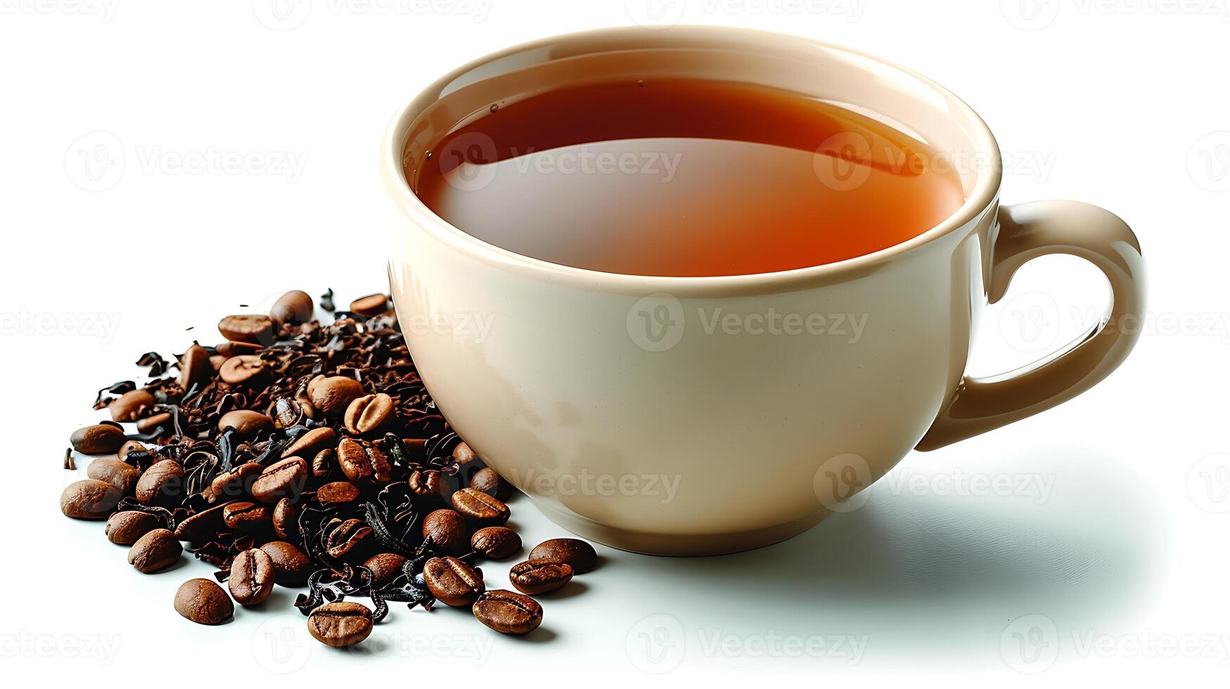 Comforting Cup of English Breakfast Tea classic cup of English breakfast tea warm and hearty perfect for starting the day set in a simple environment photo