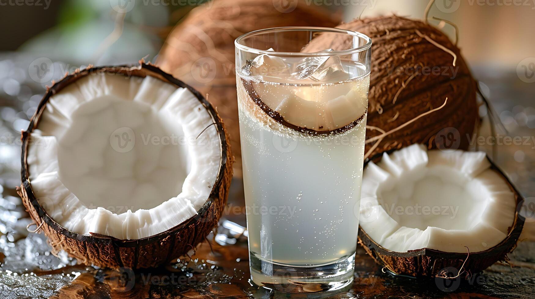 Refreshing MintInfused Limeade Served a Glass A zesty limeade infused with mint served in a glass for a refreshing twist on a classic drink photo