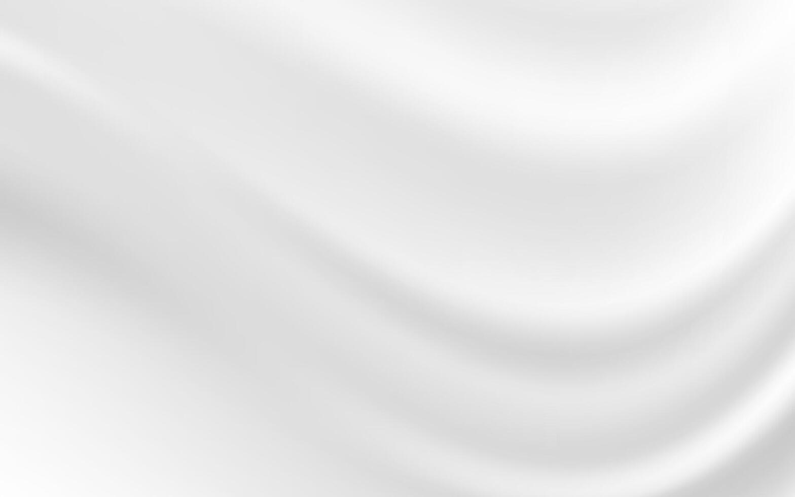 Gentle curves on a soft white gradient background for minimalist, modern projects vector