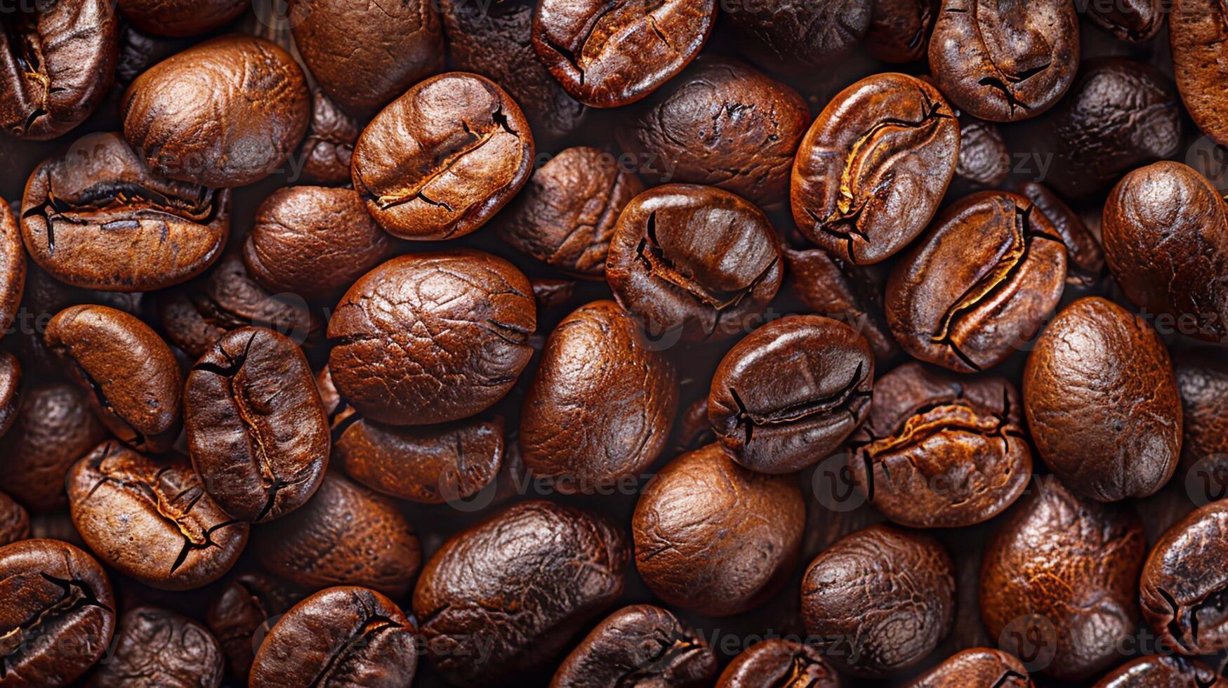 High resolution realistic coffee beans texture for International coffee day background photo