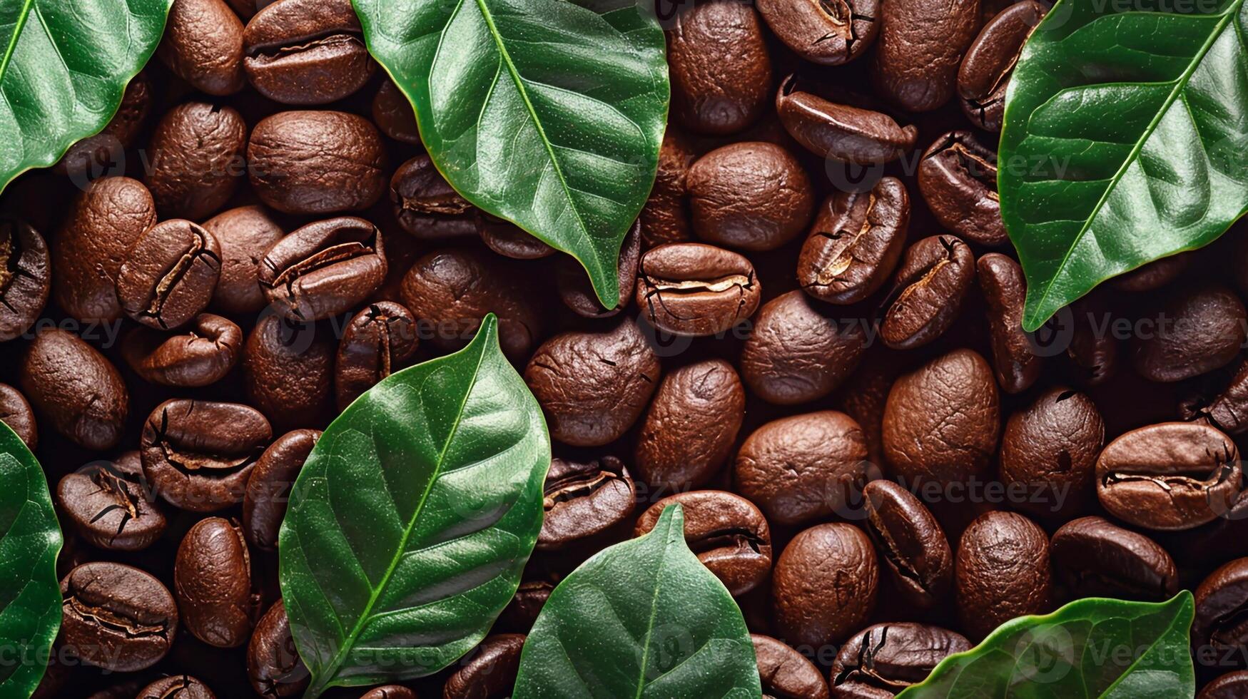 High resolution coffee beans texture background realistic image International coffee day photo
