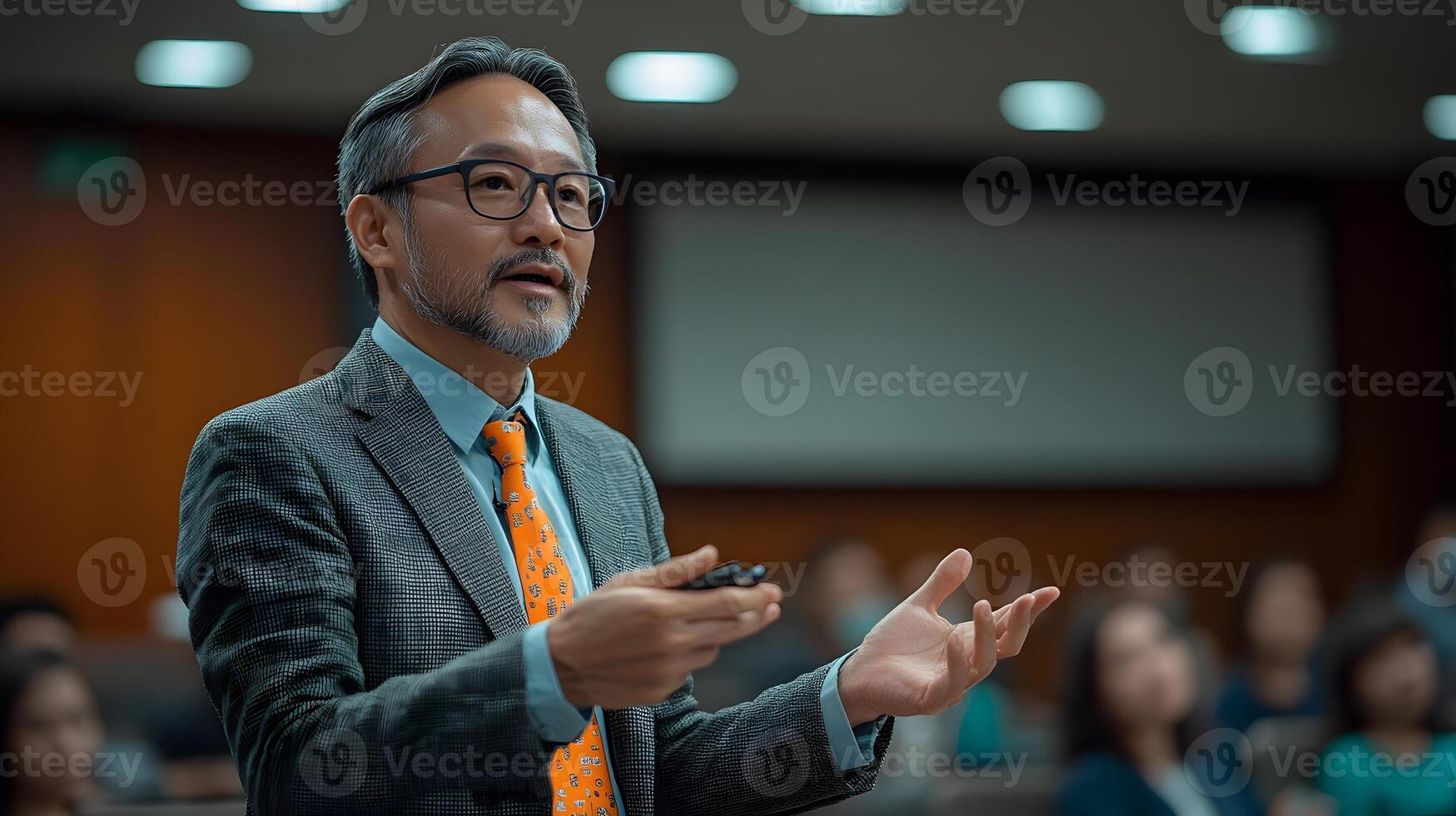 Business consultant, discuss, plan, analyze investment and marketing on. photo
