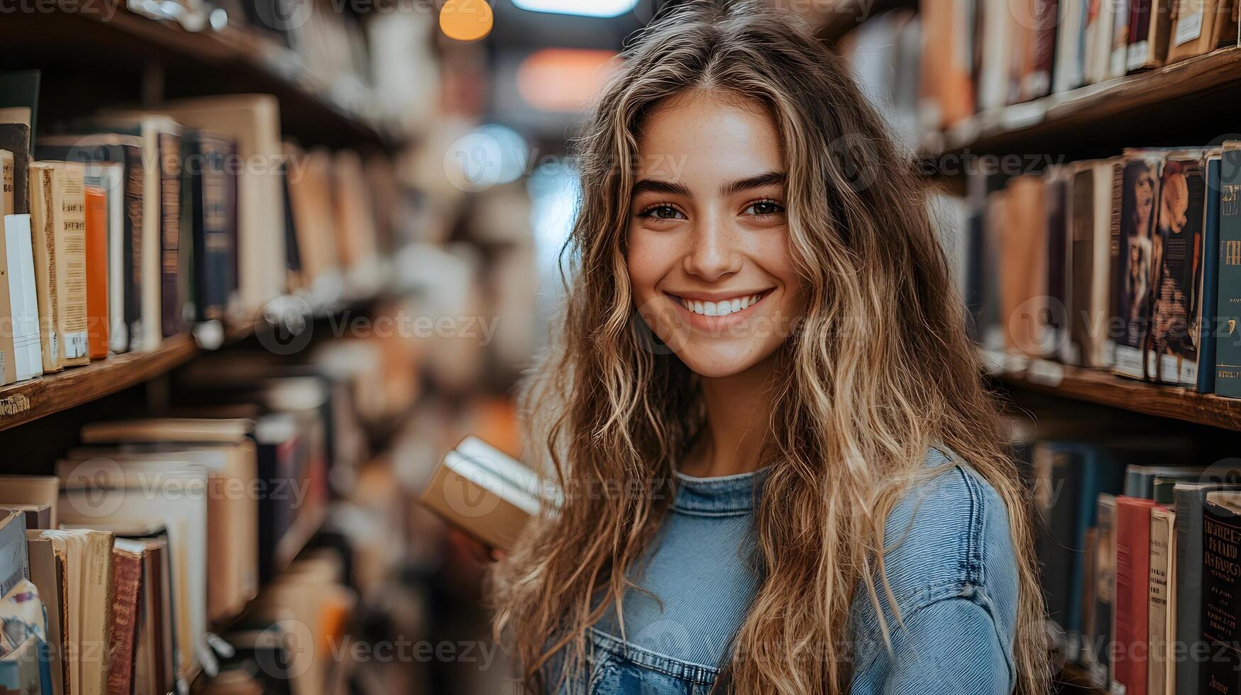 Local bookstore owner engaging with customers during book signing event photo