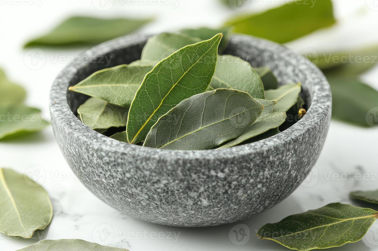 Aromatic bay leaves ready to add depth and flavor to any dish photo