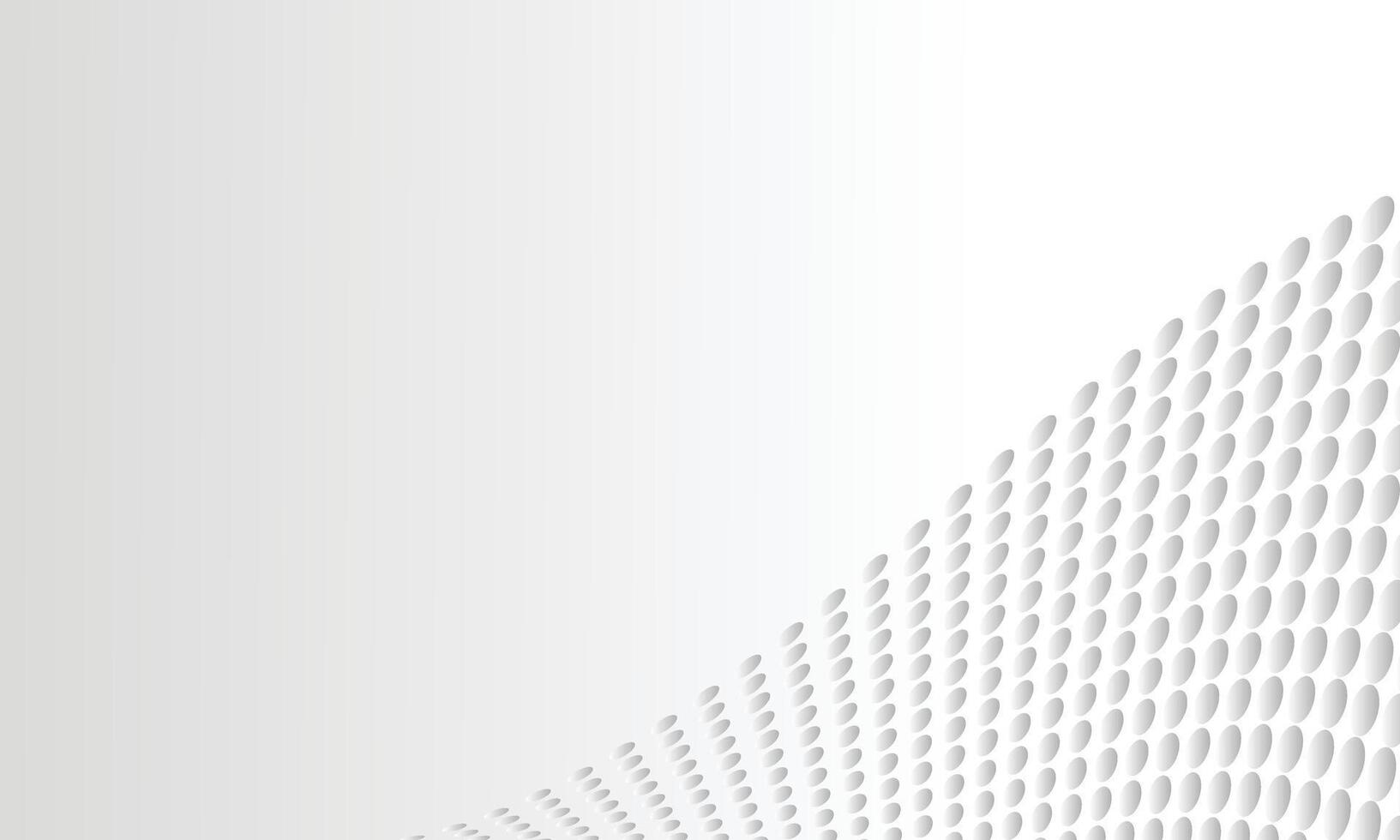 Abstract white wave modern background. vector