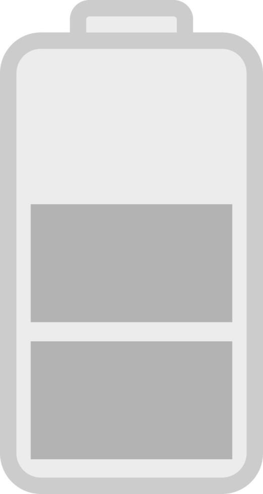 Gray battery icon. Battery icon. vector