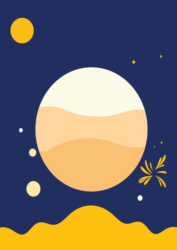 Social media post background design vector