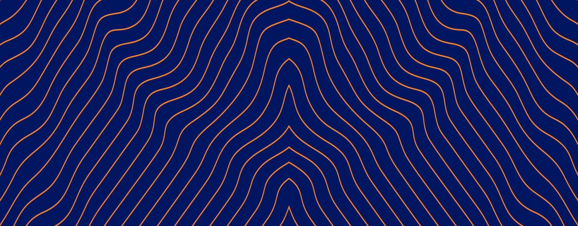 Abstract line wave background design vector