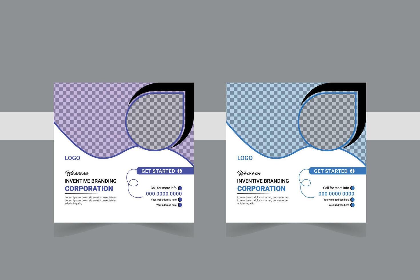 Business social media post design vector