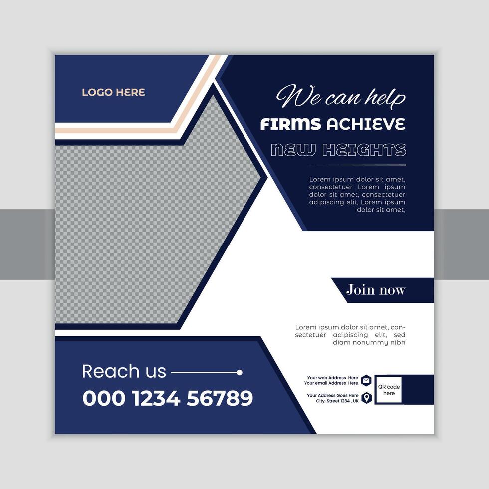 Corporate Creative business Social Media Post Design vector