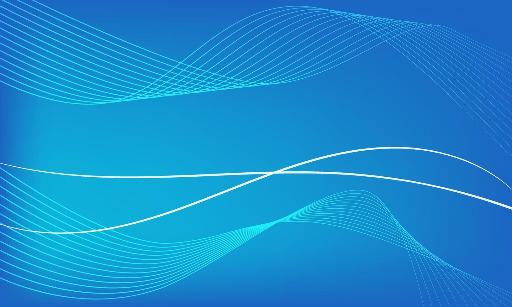 Abstract Waving Line Particle Technology Background vector
