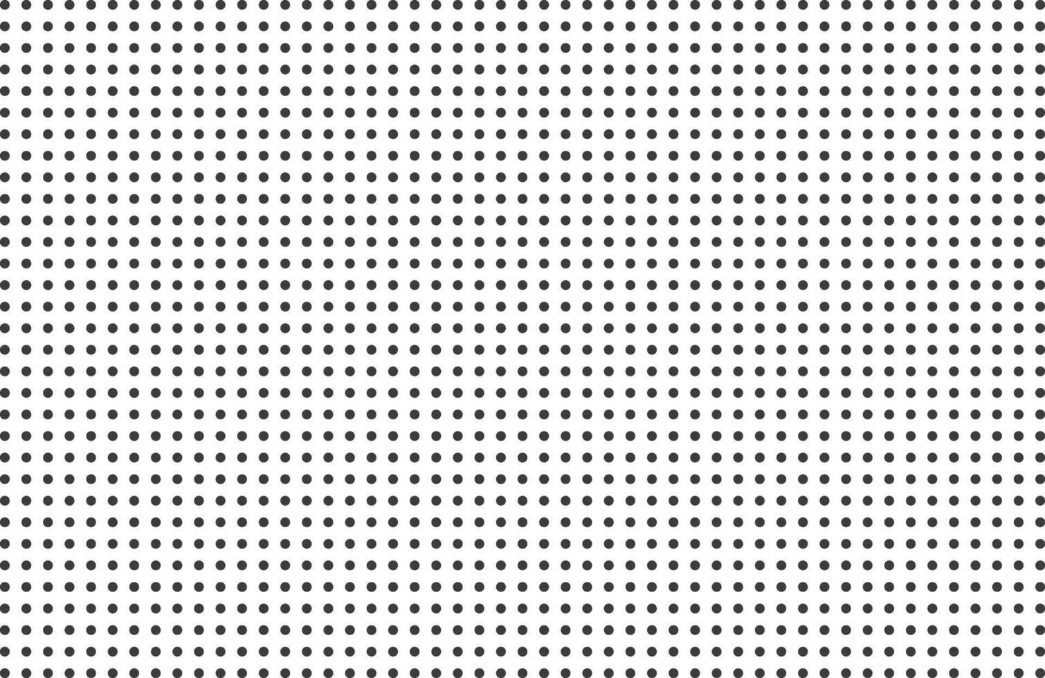 Black dot patten in white background vector