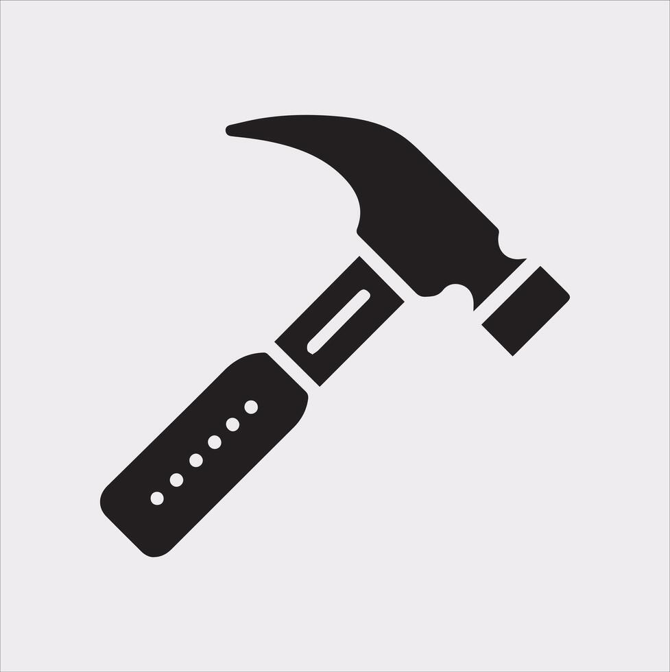 High-Quality Hammer Illustration for Graphic Use vector