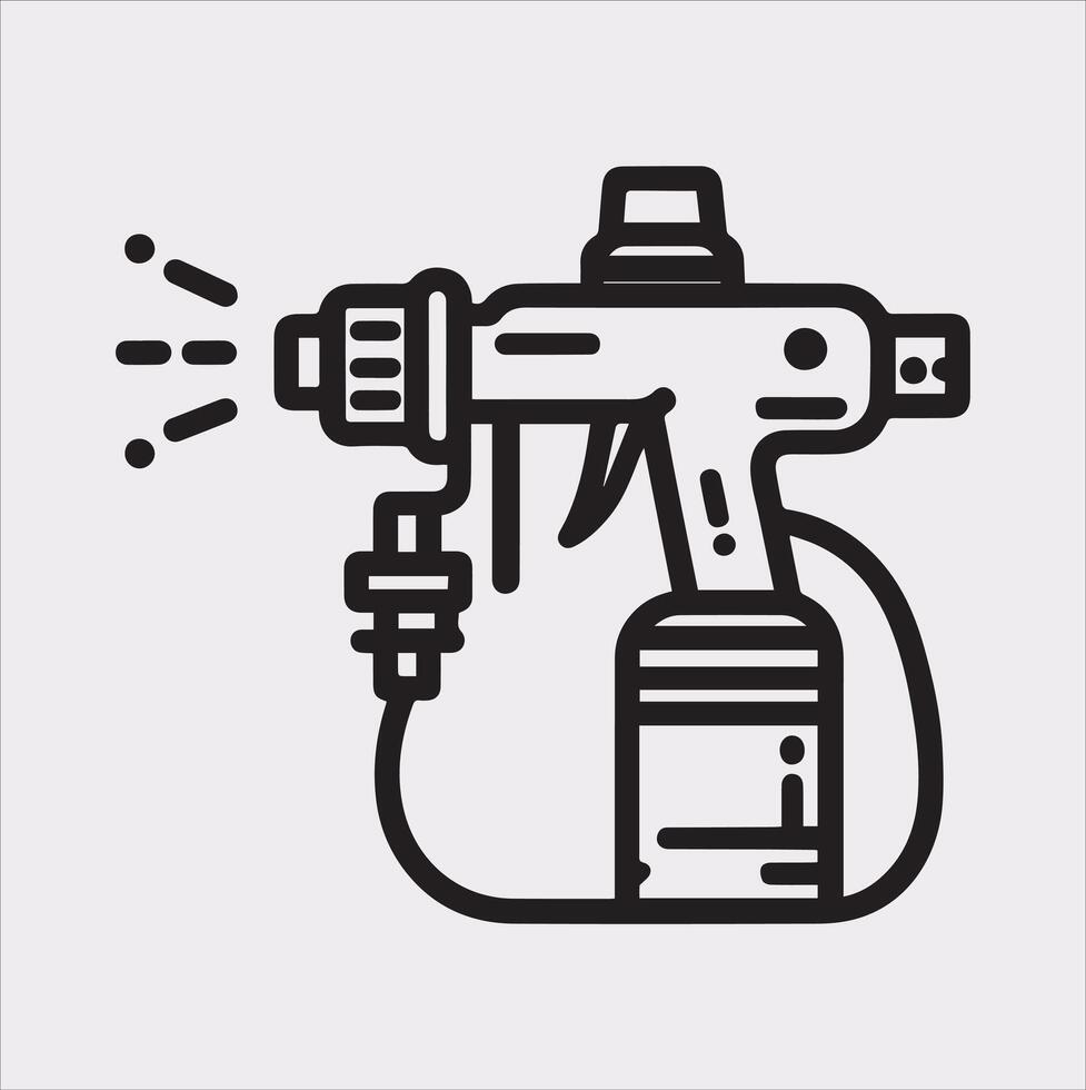 Smooth Paint Spray Silhouette for Graphic Projects vector