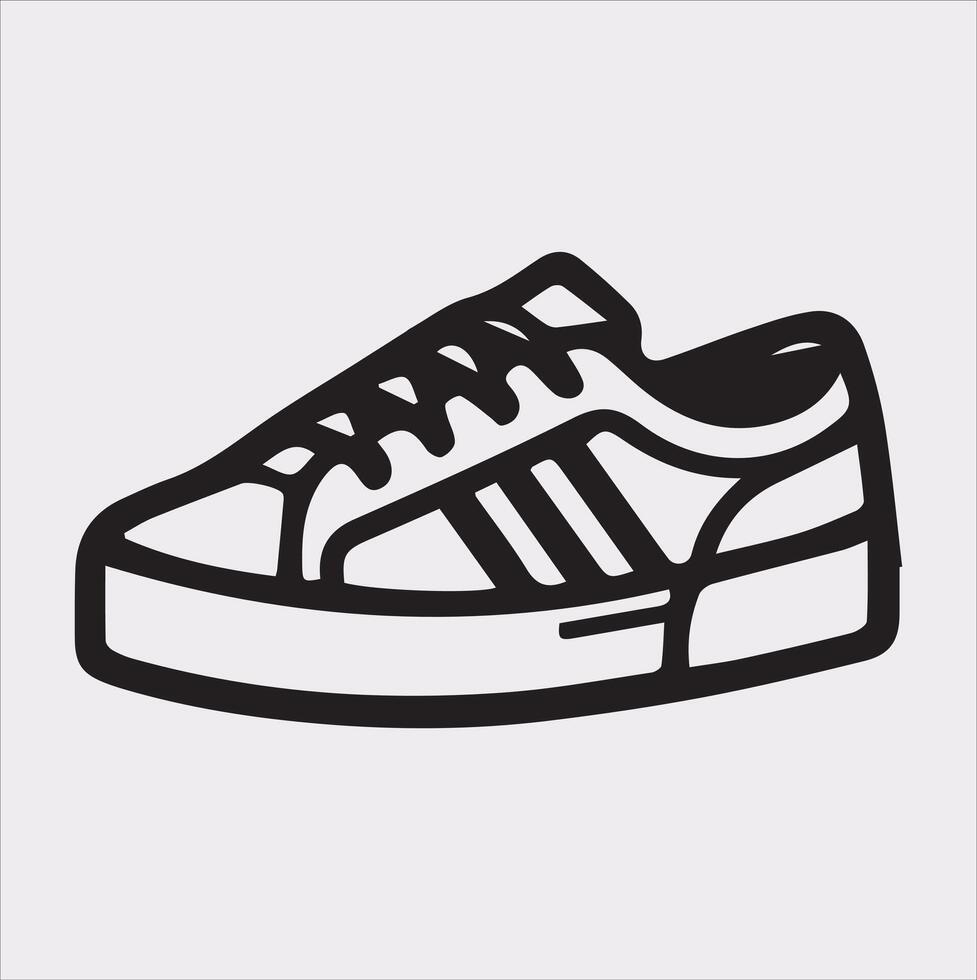 Eye-Catching Boot Silhouette Illustration for Branding vector