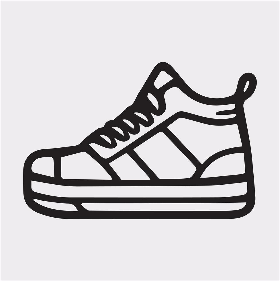 Elegant Boot Silhouette Art for Designers vector