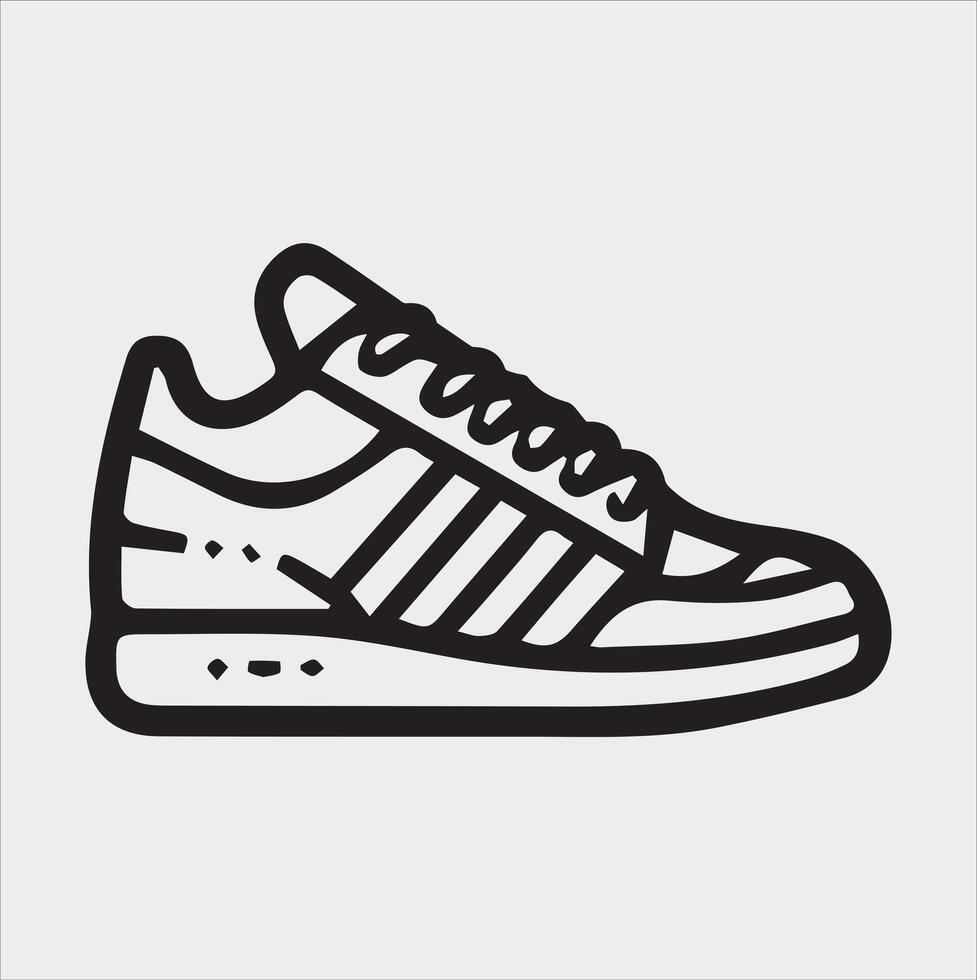 Unique Boot Silhouette for Graphic Projects vector
