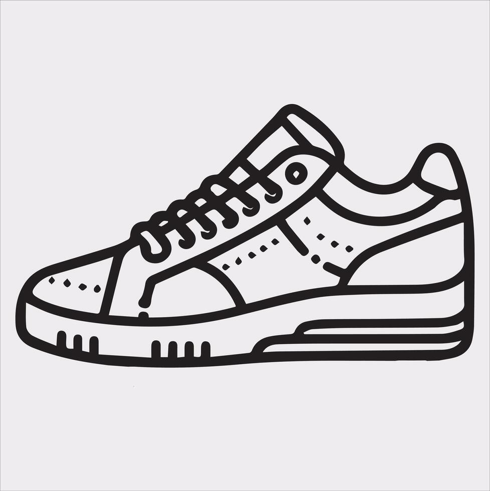 Sleek Boot Silhouette Design for Your Projects vector