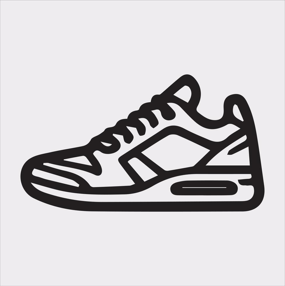 High-Resolution Boot Illustration on White Canvas vector